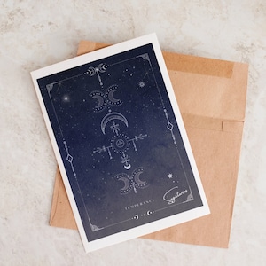Sagittarius Card, Sagittarius Birthday Card, Unique Birthday Card, Tarot Card, Astrology Birthday