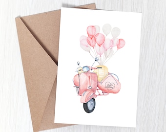 Carte de félicitations pour le jour du mariage, carte pour mariage, carte de mariage italienne, carte de mariage