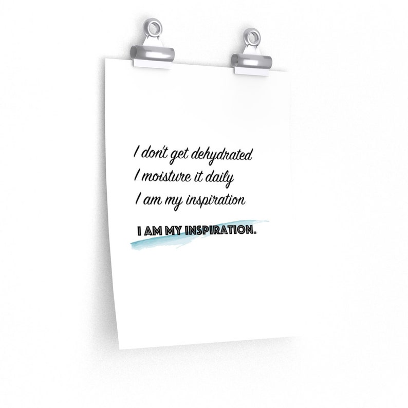 Lizzo Water Me Print Lizzo Print I Am My Inspiration Print Various Sizes Available