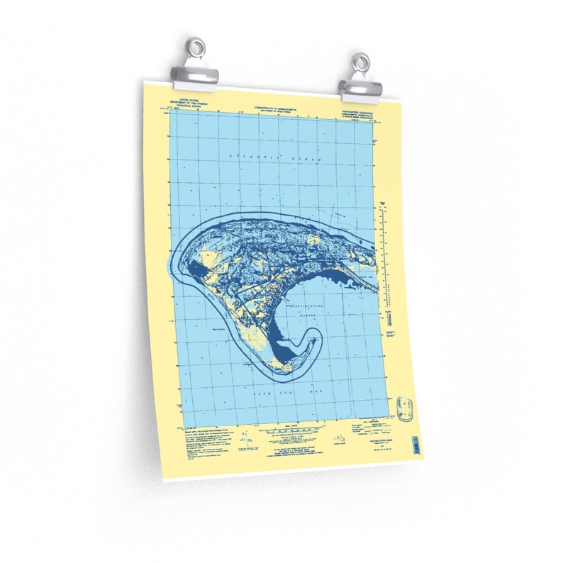 Ptown Map Cape Cod Map Print Various Sizes Available Provincetown Map