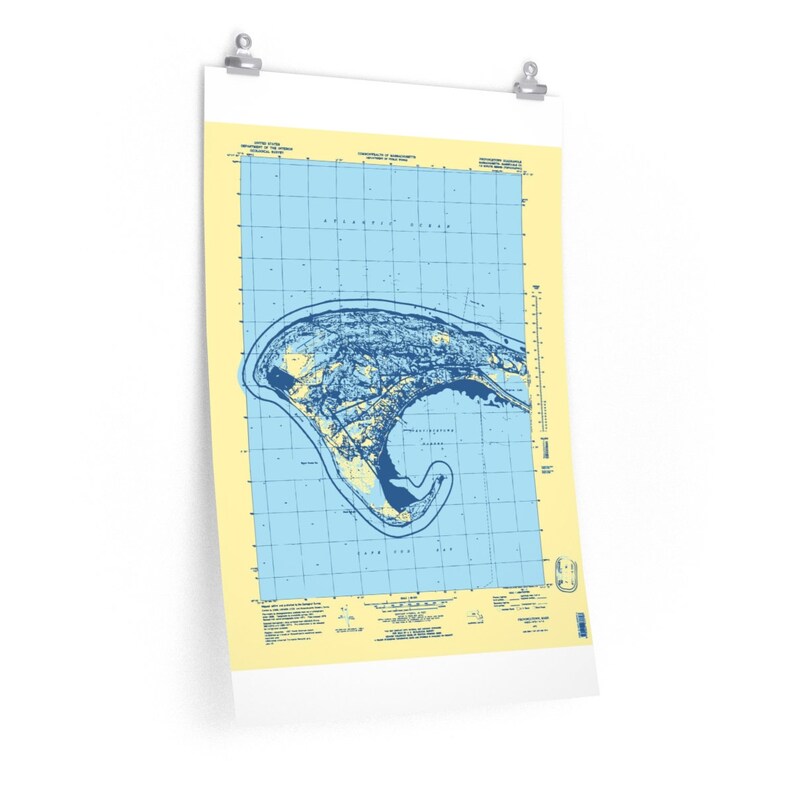 Ptown Map Cape Cod Map Print Various Sizes Available Provincetown Map