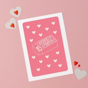 Combinação perfeita, cartão de aniversário, amor, 1º aniversário, presente