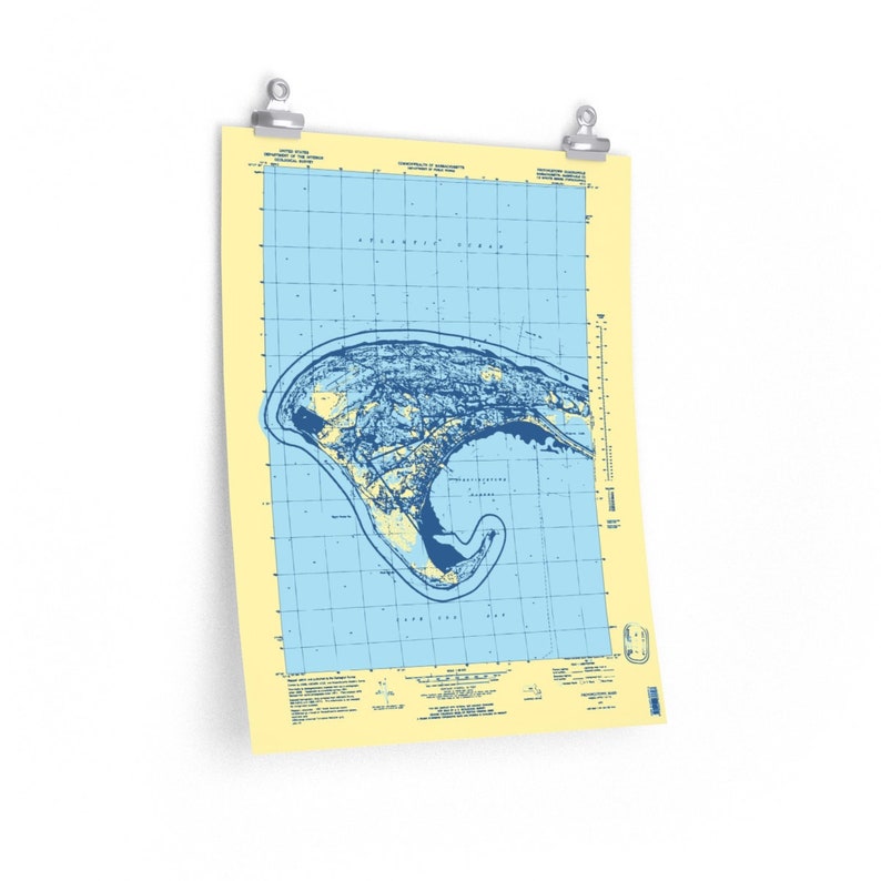 Ptown Map Cape Cod Map Print Various Sizes Available Provincetown Map