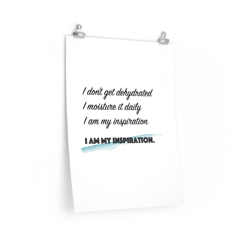 Lizzo Water Me Print Lizzo Print I Am My Inspiration Print Various Sizes Available