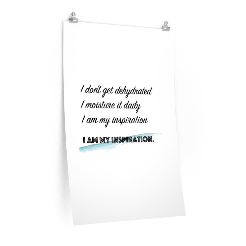 Lizzo Water Me Print Lizzo Print I Am My Inspiration Print Various Sizes Available