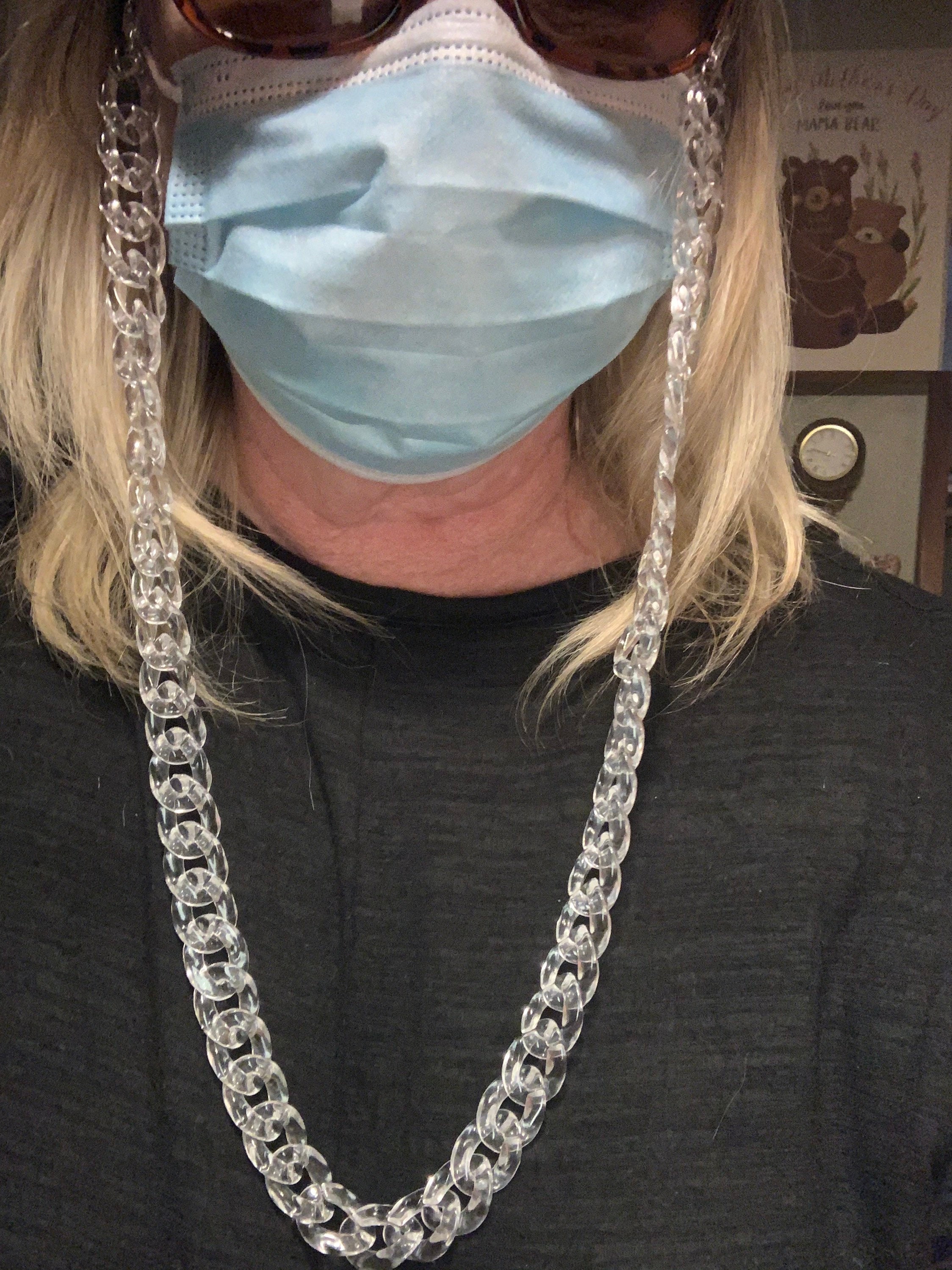 SALE Mask Chains in more colors Clear face mask chain mask Etsy