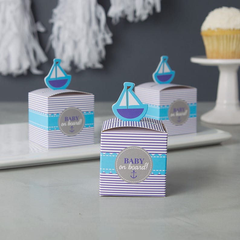 Baby Shower Favors Boy Nautical Theme Boat Ship Sugar Etsy Baby Shower Favors Boy Nautical Theme Boat Ship Sugar Etsy