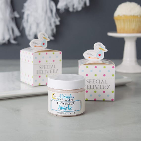 stork baby shower favors