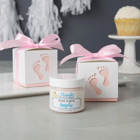 Baby Shower Favors Baby Girl Sugar Scrub Favors Pink Etsy