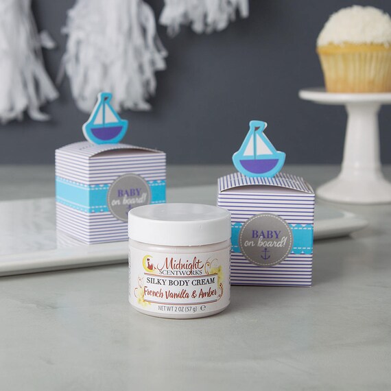 Boat Baby Shower Favors Ship Theme Nautical Lotion Favors Etsy