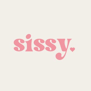 Rose Sissy SVG coupe fichier : soeur assorti graphique (téléchargement numérique)