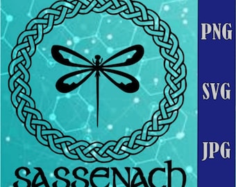 OUTLANDER SVG FILES - Dinna Fash Sassenach - 4 Designs!