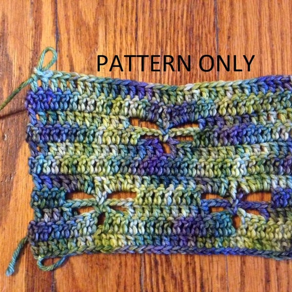 Dragonfly Scarf Crochet Pattern