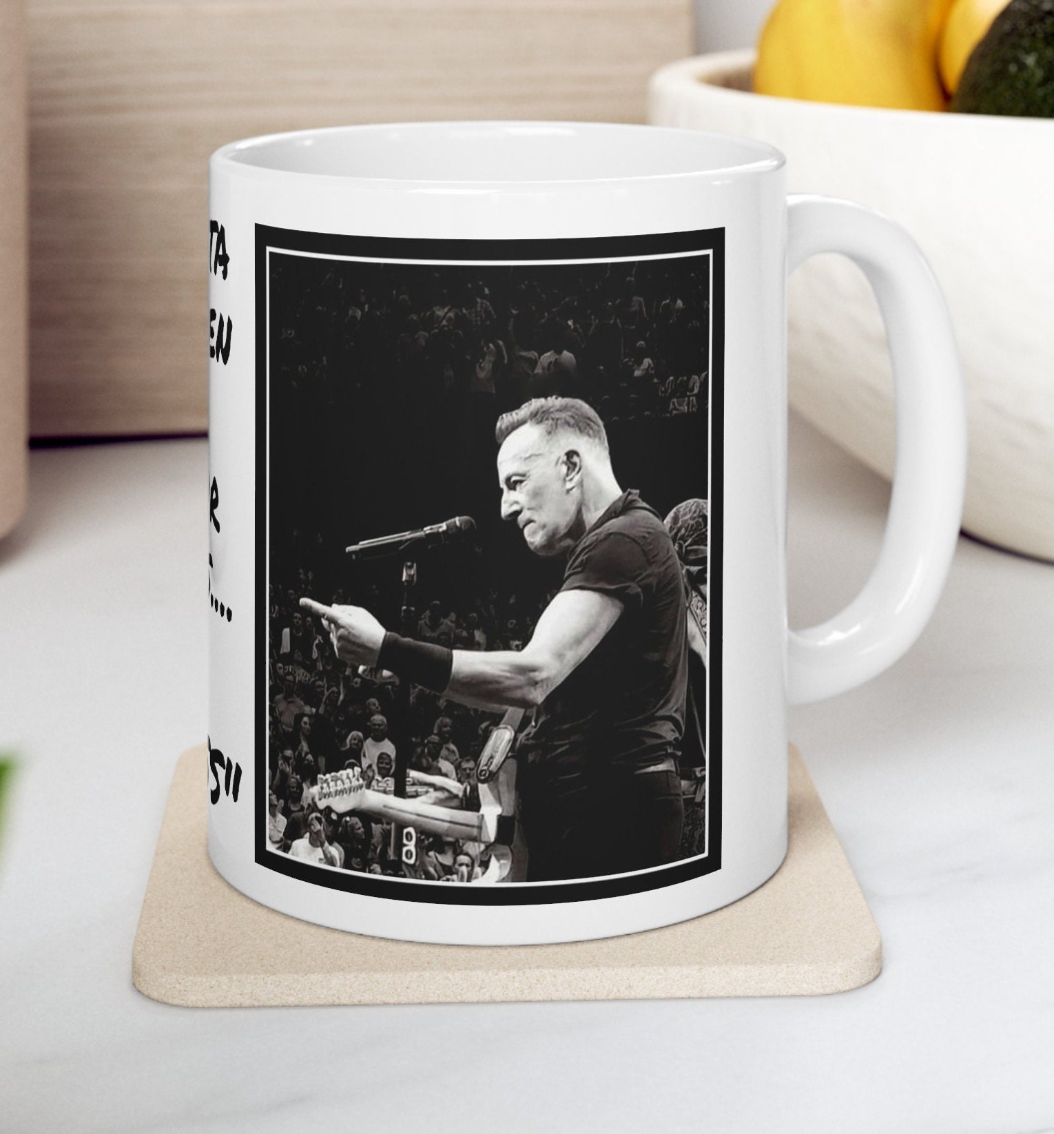Borsa A Tracolla Bruce Fans Per Amanti Della Musica Rock - Tela Impermeabile, 21,6x14,5 Cm, Tracolla Regolabile, Regalo Originale - 4