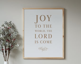 Joy to the World Digital Download