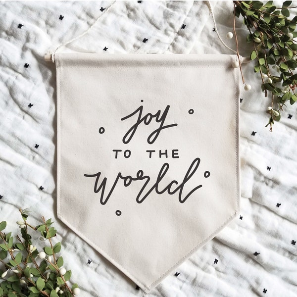 Joy to the World Banner - Etsy