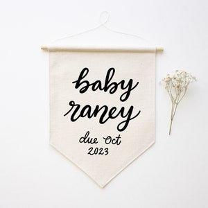 Custom Baby Announcement Banner