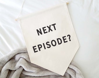 TV-binge-väggbanner | Nästa avsnitt?