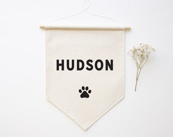 Anpassad hundnamnsbanner