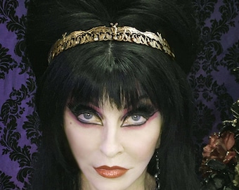 Elvira's Vampire Bat Hairband, Halloween  Bat Crown, Gothic Hair Accessories, Goth Crown, Wedding Tiara, Halloween Jewelry H100