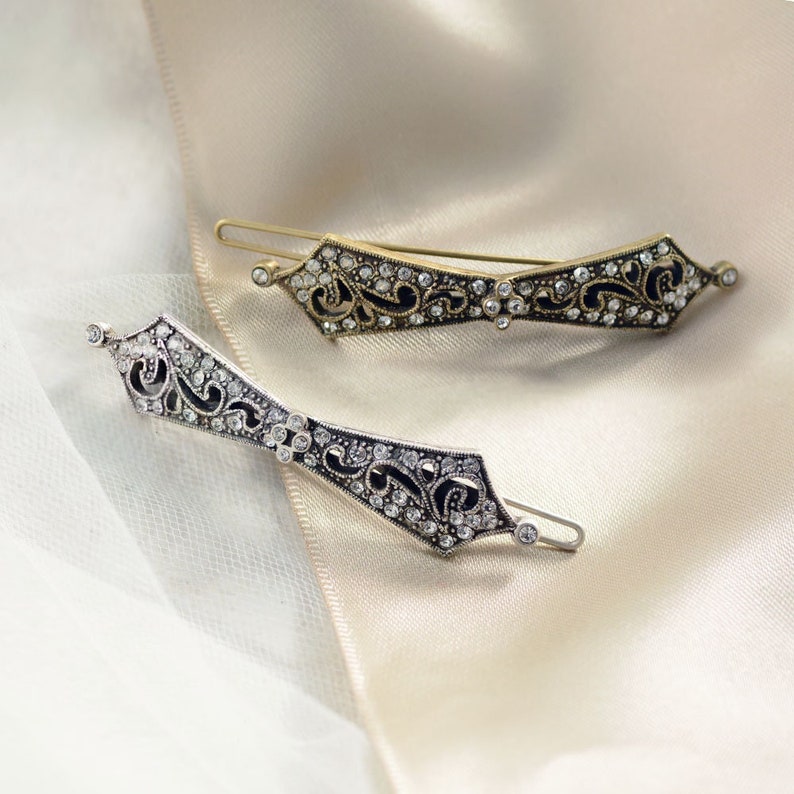 Hair Barrette Wedding Barrette Bridal Barrette Wedding Hair Etsy