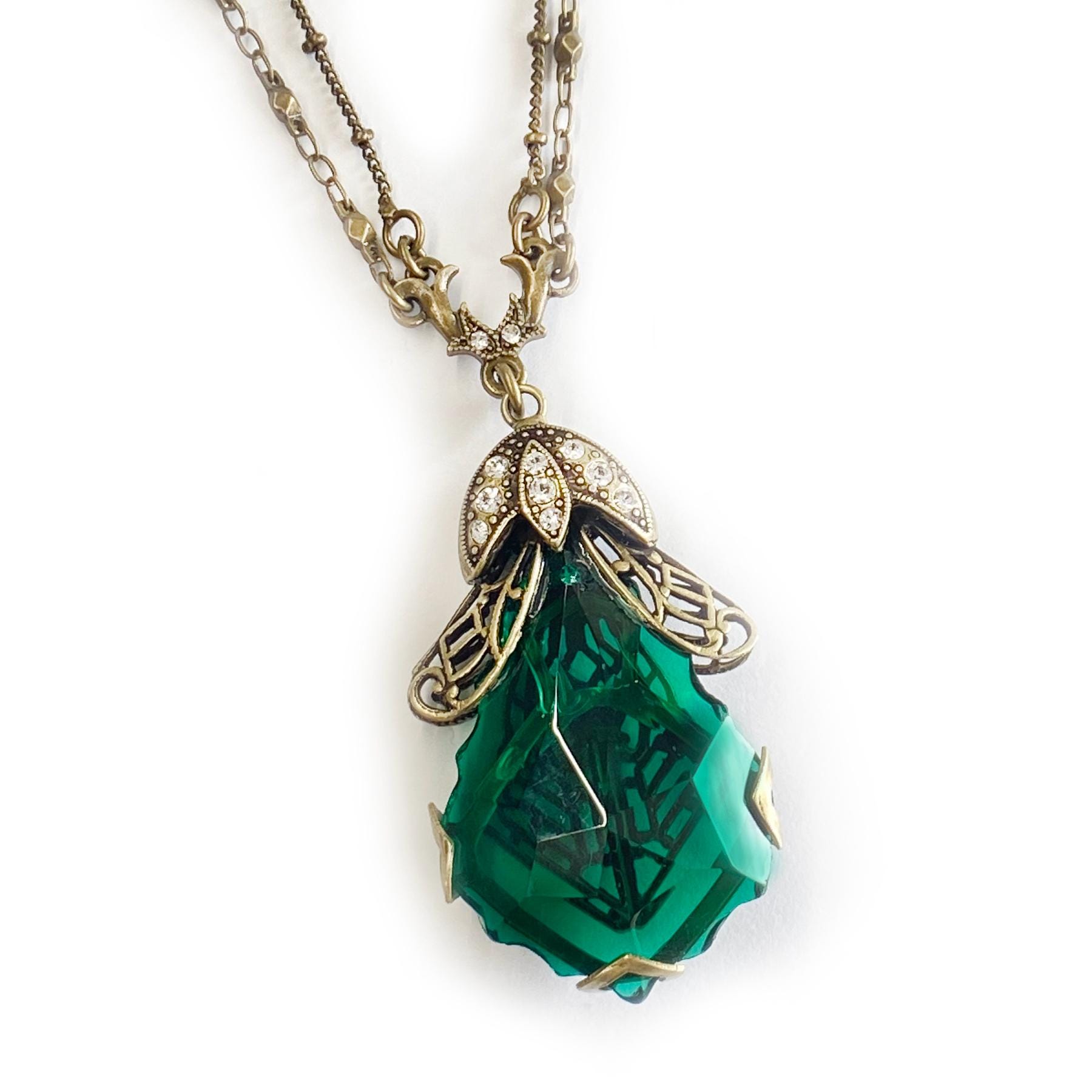 Vintage czech art deco necklace - Etsy 日本