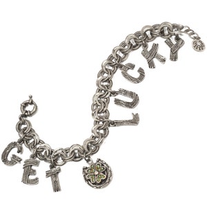Get Lucky Charm Bracelet, Cowgirl Bracelet, Silver Bracelet, Bronze Bracelet, Lucky Bracelet, Charm Bracelet, Horseshoe Bracelet BR328