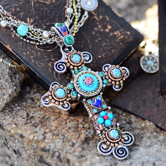 Etsy cross necklaces deals