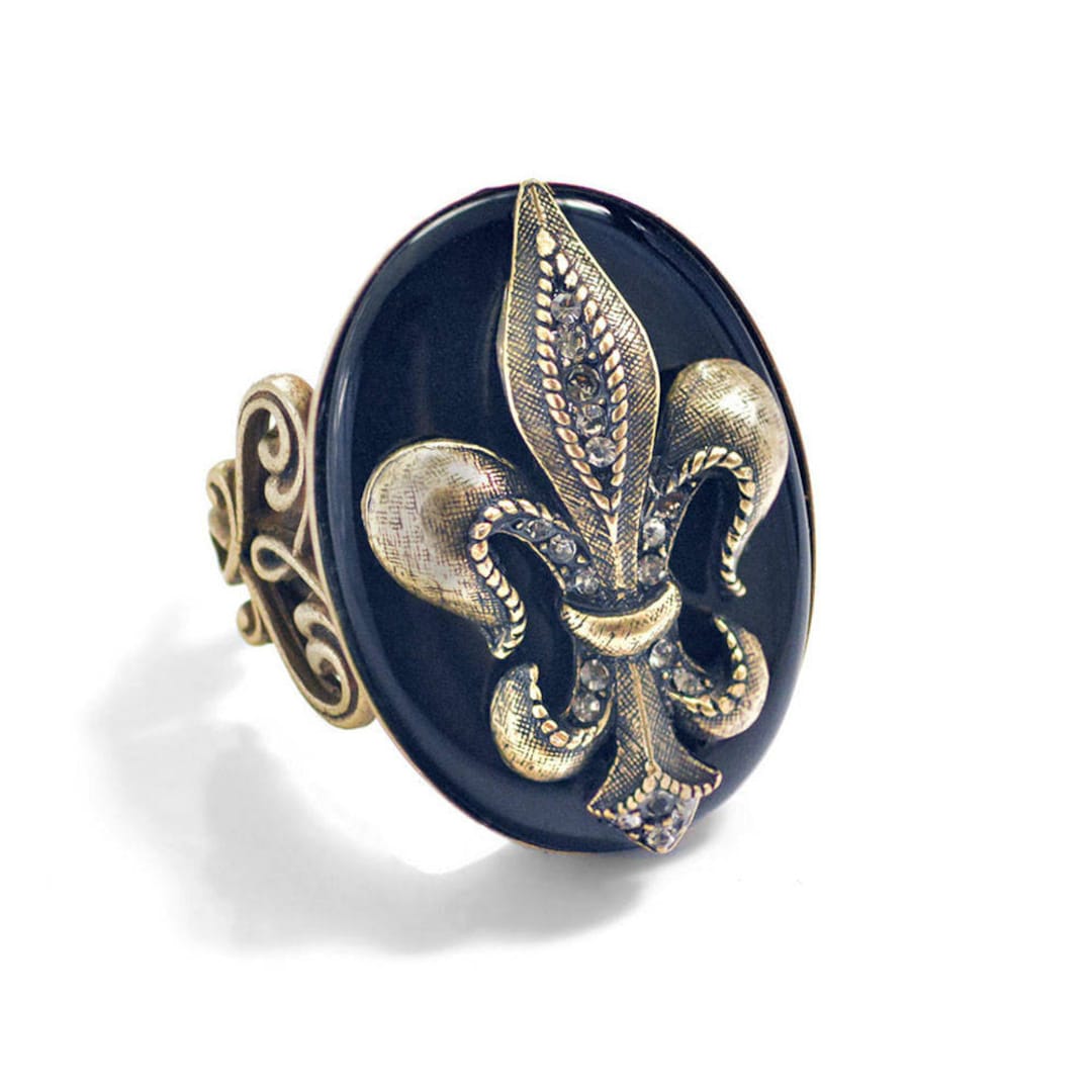 Fleur De Lis Ring, French Ring, French Jewelry, New Orleans Ring