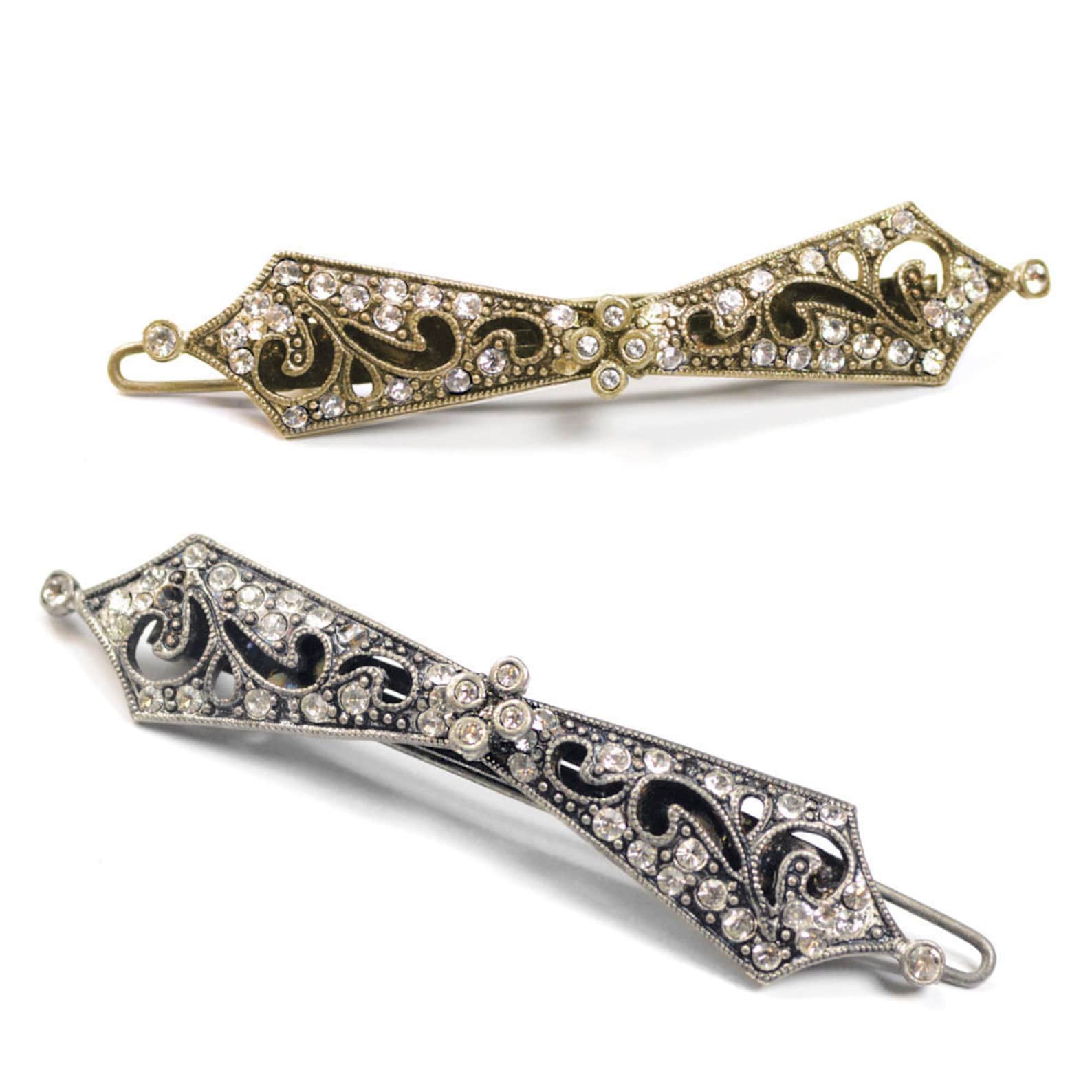 Hair Barrette Wedding Barrette Bridal Barrette Wedding Hair Etsy