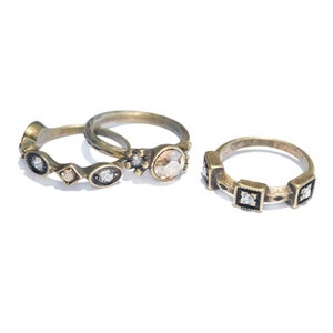 Antique Rings, Vintage Rings, Boho Rings, Boho Ring, Stacking Ring Set ...