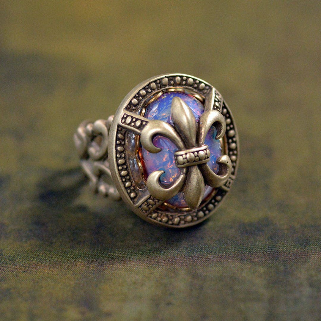 Fleur De Lis Ring, French Ring, French Jewelry, New Orleans Jewelry