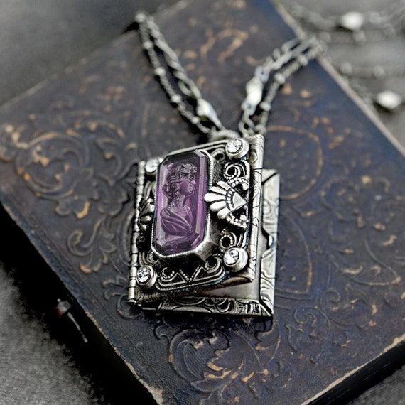 Intaglio necklace vintage sale