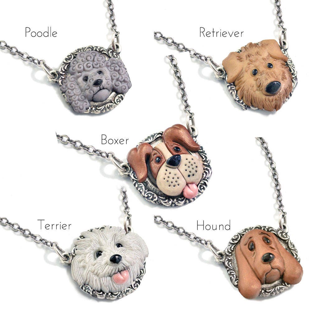 Dog Necklace Dog Pendant Dog Jewelry Dog Lover Gifts Etsy