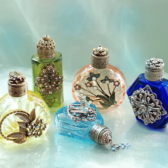 Perfume Bottle Perfume Bottles Vintage Essential Oil Etsy Australia