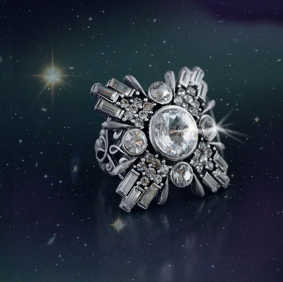 Etsy art 2024 deco ring