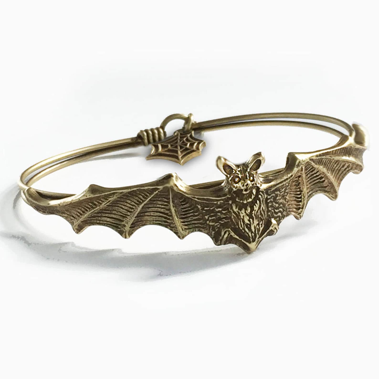 Bat Bracelet Halloween Bracelet Bat Jewelry Halloween Etsy