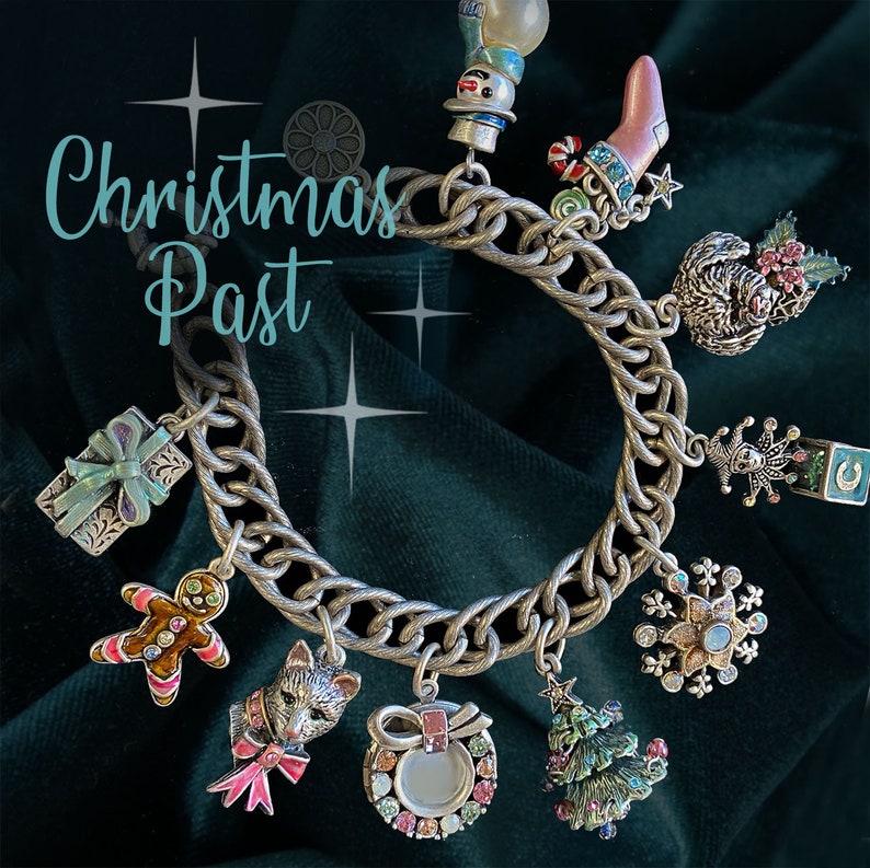 Christmas Charm Bracelet Christmas Bracelet Christmas Etsy