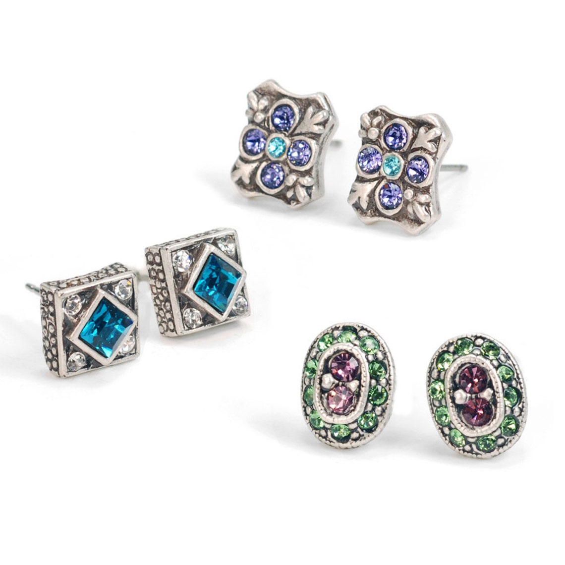 Stud Earring Set Stud Earrings Tiny Stud Earrings Set of 3 Etsy