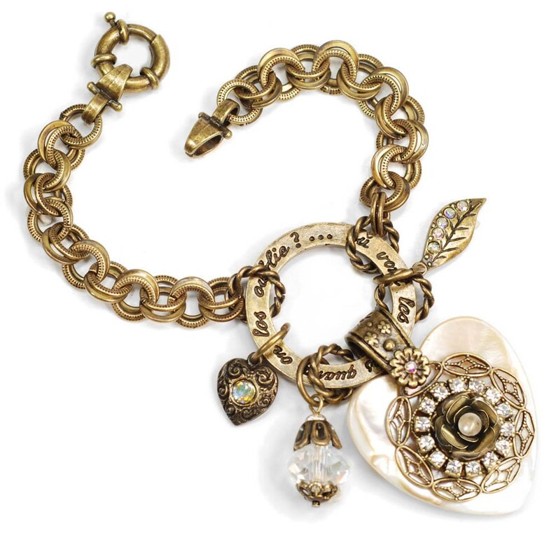 French Bracelet Paris Bracelet Message Bracelet Love Etsy