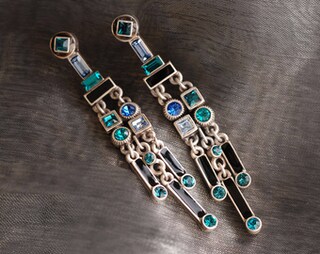 Orecchini Pendenti Art Deco Vintage 1920s – Goccia Marquise Con Strass, Stile Gatsby Per Donna, Idea Regalo Per Feste E Matrimoni
