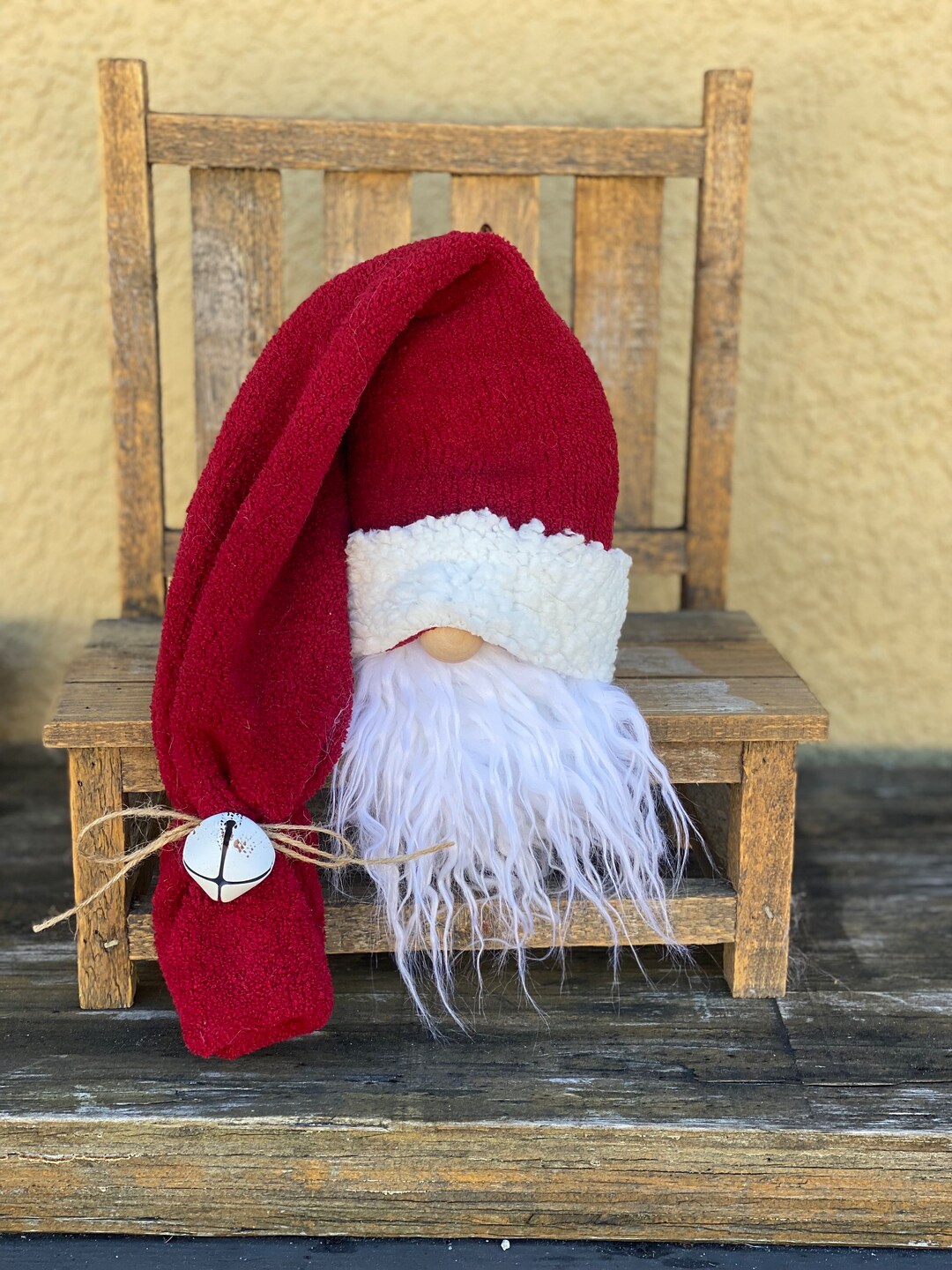 Farmhouse Santa Christmas Gnomes, Rustic Gnomes for Christmas, Seasonal