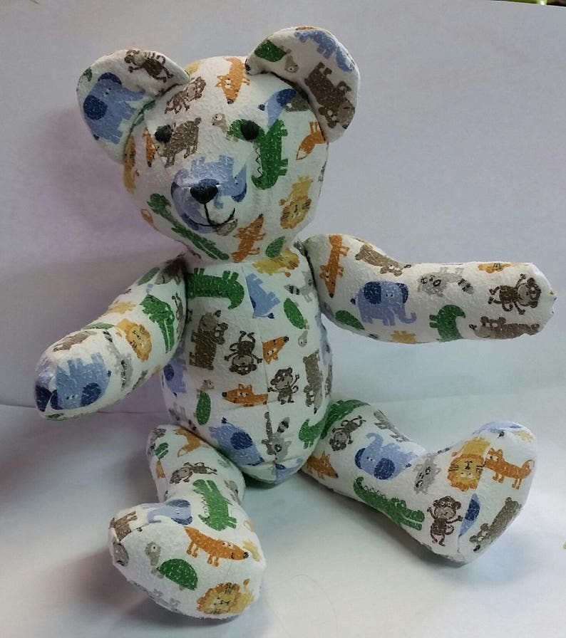 Keepsake Teddy Bear Puppy or Bunny From Hospital Blanket Etsy