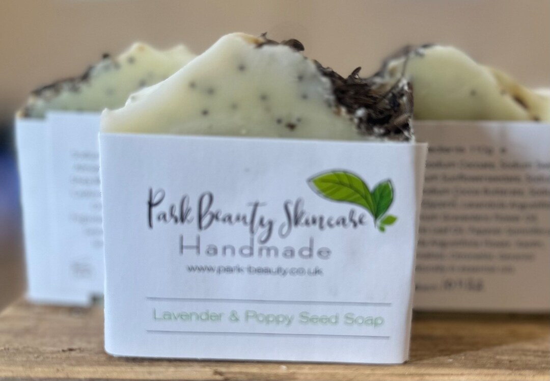 Lavender and Poppy Seed Soap Natural Soaps Handmade in Etsy