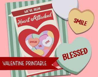 You've Been Heart Attacked Kit | Valentine's Day Printable (PDF Download)