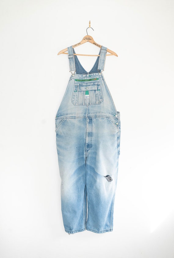 Indigo Cotton Liberty Overall Bibs 49 W 26 L distr