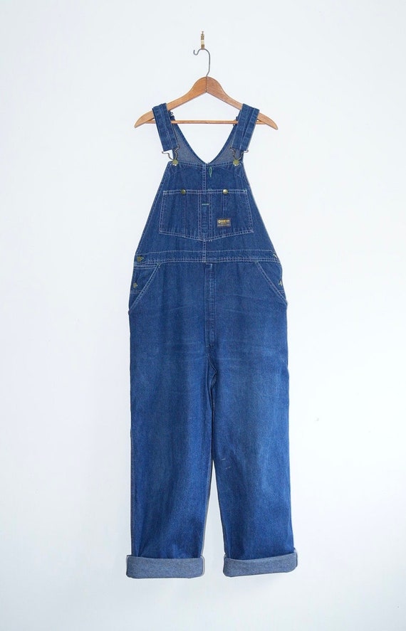 Vintage Osh Kosh Sanforized Cotton 40 W Blue denim