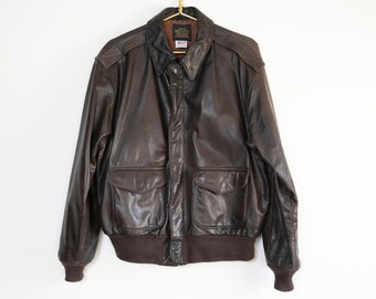 cooper a2 leather flight jacket