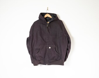 ⭐︎ Vintage 00s Carhartt Santa Fe Vintage Carhartt Jacket XlT J14 CLY Y2K Burgundy Santa Fe tall | eBay