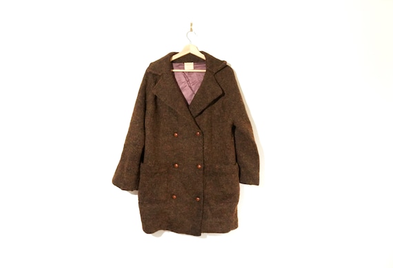 Vintage 90s Wool Mohair Blazer: Fully Lined Button Down Jacket